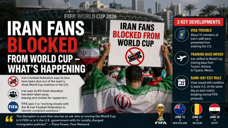 World Cup tickets for Iran fans revoked